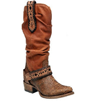 Load image into Gallery viewer, Cuadra Python Western Boot For Women
