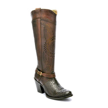 Load image into Gallery viewer, Cuadra Python Tall Boot For Women
