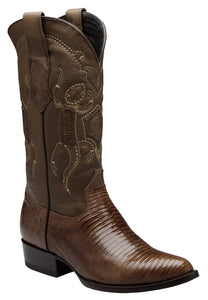 Cuadra Lizard Semi-oval Boots For Men