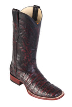 Load image into Gallery viewer, Los Altos Boots Caiman Belly Wide Square Toe Boot For Men

