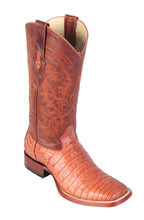 Load image into Gallery viewer, Los Altos Boots Caiman Belly Wide Square Toe Boot For Men
