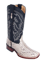 Load image into Gallery viewer, Los Altos Men&#39;s Python Wide Square Toe Cowboy Boots
