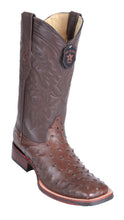 Load image into Gallery viewer, Los Altos Men&#39;s Wide Square Toe Ostrich Boots
