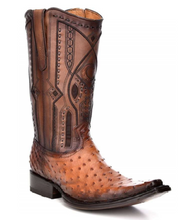 Load image into Gallery viewer, Cuadra Ostrich Western Boot For Men
